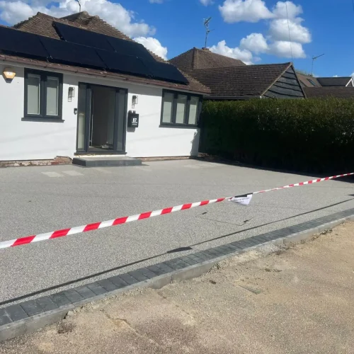 new resin driveway